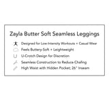 Zayla Butter Soft Seamless Leggings - Black