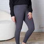 Zayla Butter Soft Seamless Leggings - Charcoal