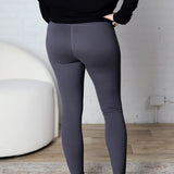 Zayla Butter Soft Seamless Leggings - Charcoal