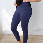 Zayla Butter Soft Seamless Leggings - Navy