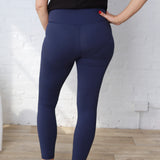 Zayla Butter Soft Seamless Leggings - Navy