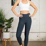 Zayla Butter Soft Seamless Leggings - Nocturnal Navy