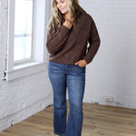 Zella Sherpa Fleece Half Zipper Pullover Top - Espresso
