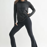 Lorelai Venice High-Waist Flare Legging - Black