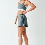 Becca Venice Double Strap Sports Bra - Eucalyptus