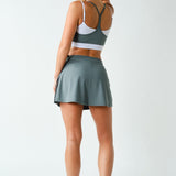 Becca Venice Double Strap Sports Bra - Eucalyptus