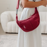 Crescent Bag by Brixley - Cranberry