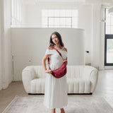 Crescent Bag by Brixley - Cranberry