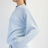 Sonja Scuba Mock Neck Pullover - Frost