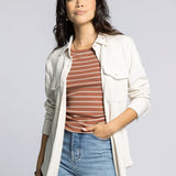 Cassian Shirt - Heather Oatmeal