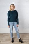 the Waverly Crewneck Sweater - Peacock