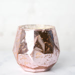 Geometric Mercury Glass Candle "Sweet Grace"