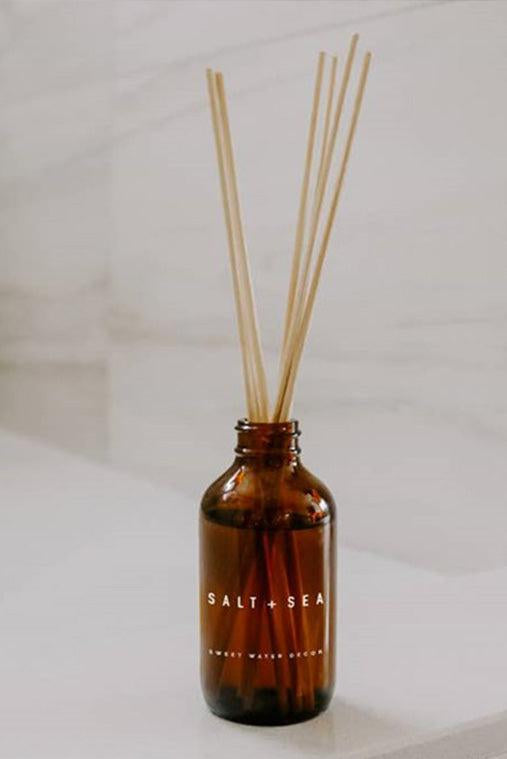 Salt + Sea Reed Diffuser - Amber Jar
