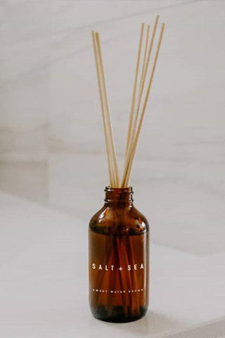 Salt + Sea Reed Diffuser - Amber Jar