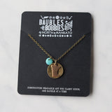 The 32nd Necklace with Teal Bead I